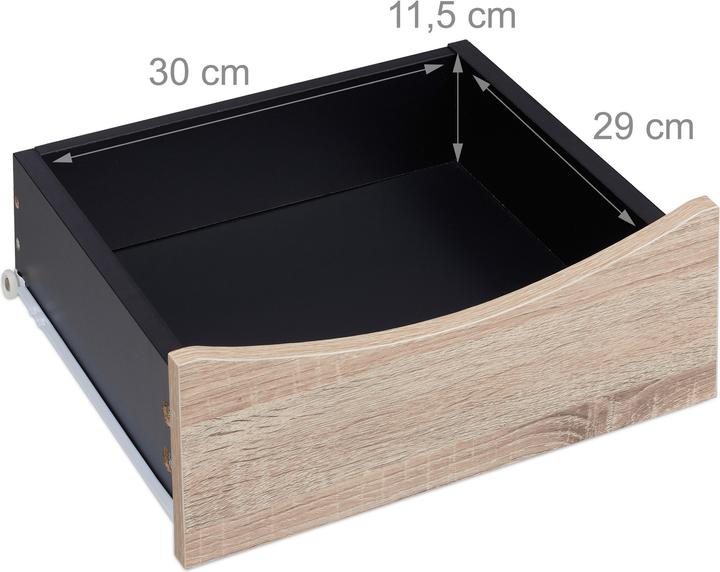 Actual product image Relaxdays Bedside table (39 x 35 x 50 cm)
