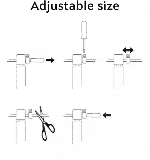 Actual product image Gladiatorfit Skipping rope (200 cm)