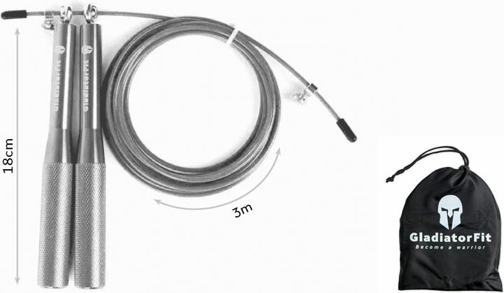 Actual product image Gladiatorfit Skipping rope (300 cm)