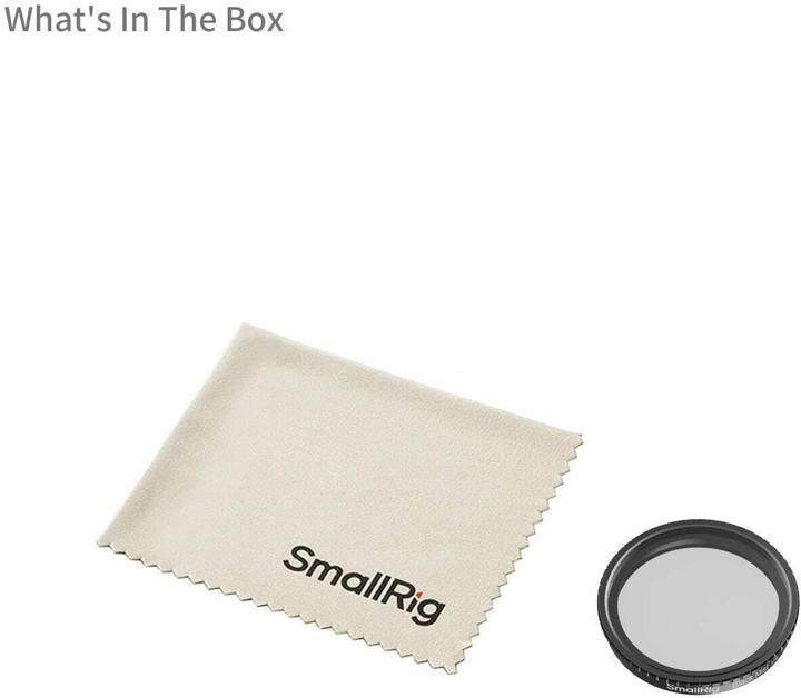 Immagine prodotto SmallRig 5836 Attachable 1/4 Effect Black Mist Filter for DJI Osmo Action 5 Pro / 4