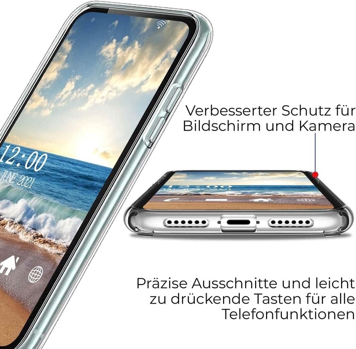 Produktbild König Design Hülle Handy Schutz für Motorola Edge 30 Pro Case Cover Tasche Bumper Etuis TPU (Motorola Moto Edge 30 Pro)