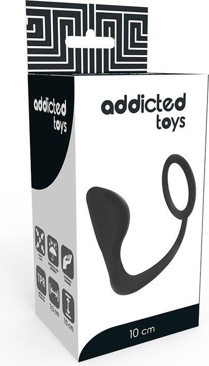 Immagine prodotto Addicted toys Plug Anale Con Anello Nero Per Il Pene