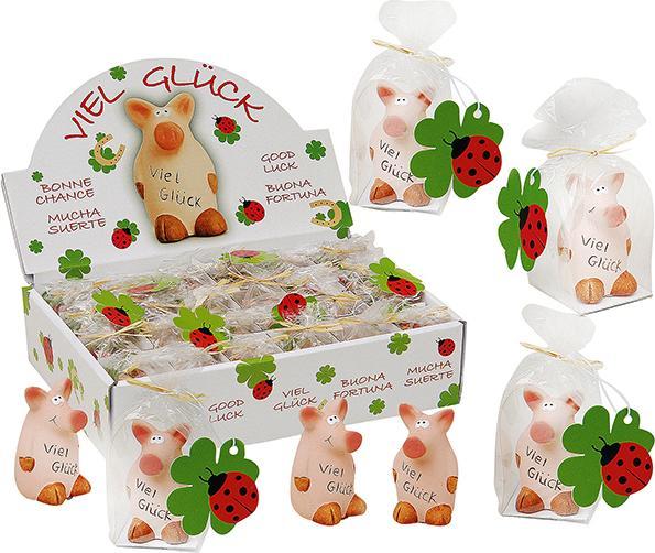CreaDiva Mini Glücksschwein aus Ton