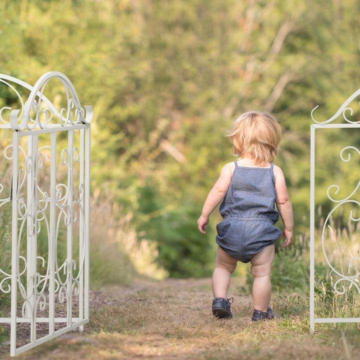 Actual product image Relaxdays Garden gate