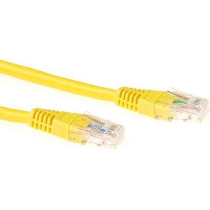 ACT Yellow 2 meter LSZH U/UTP CAT6 patch cable with RJ45 connectors. Cat6 u/utp lszh yellow 2.00m (U/UTP, CAT6, 2 m), Ne...
