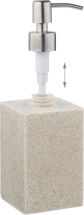 Actual product image Relaxdays soap dispenser