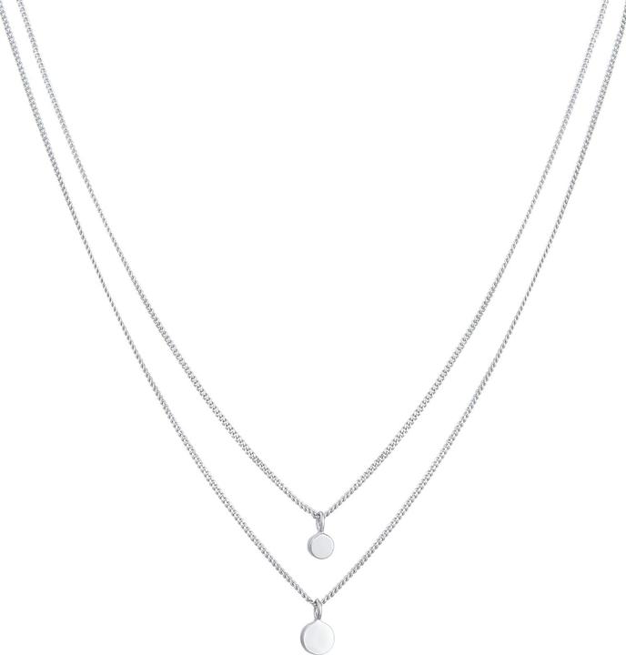 Produktbild Elli Plättchen (Glaskristall, 925er Sterling Silber, 40 - 50 cm)