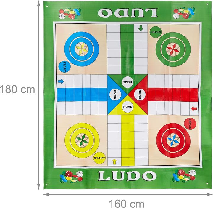 Produktbild Relaxdays Ludo (180 x 160 x 10 cm)