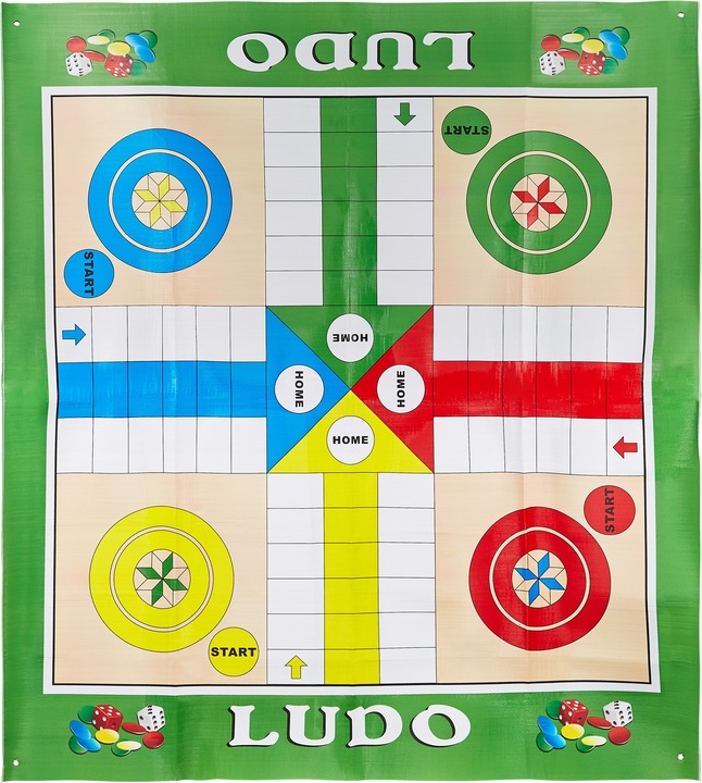 Actual product image Relaxdays Ludo (180 x 160 x 10 cm)