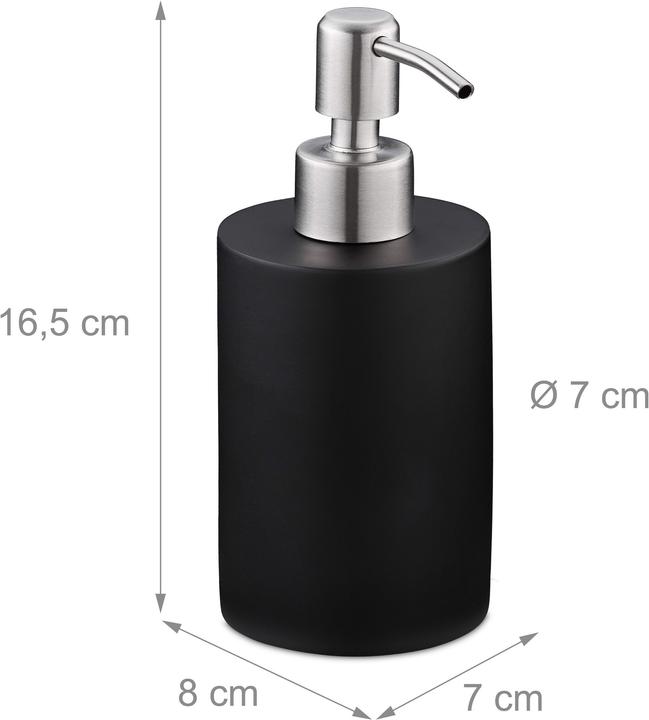 Actual product image Relaxdays soap dispenser