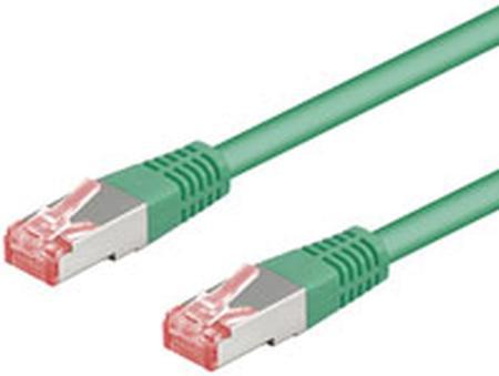 Goobay CAT 6 Patchkabel, S/FTP (PiMF), Grün, 50 m (S/FTP, CAT6, 50 m)