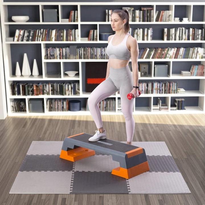 Produktbild HMS Faltbare Trainingsmatte Premium MP12, hellgrau (12 mm)