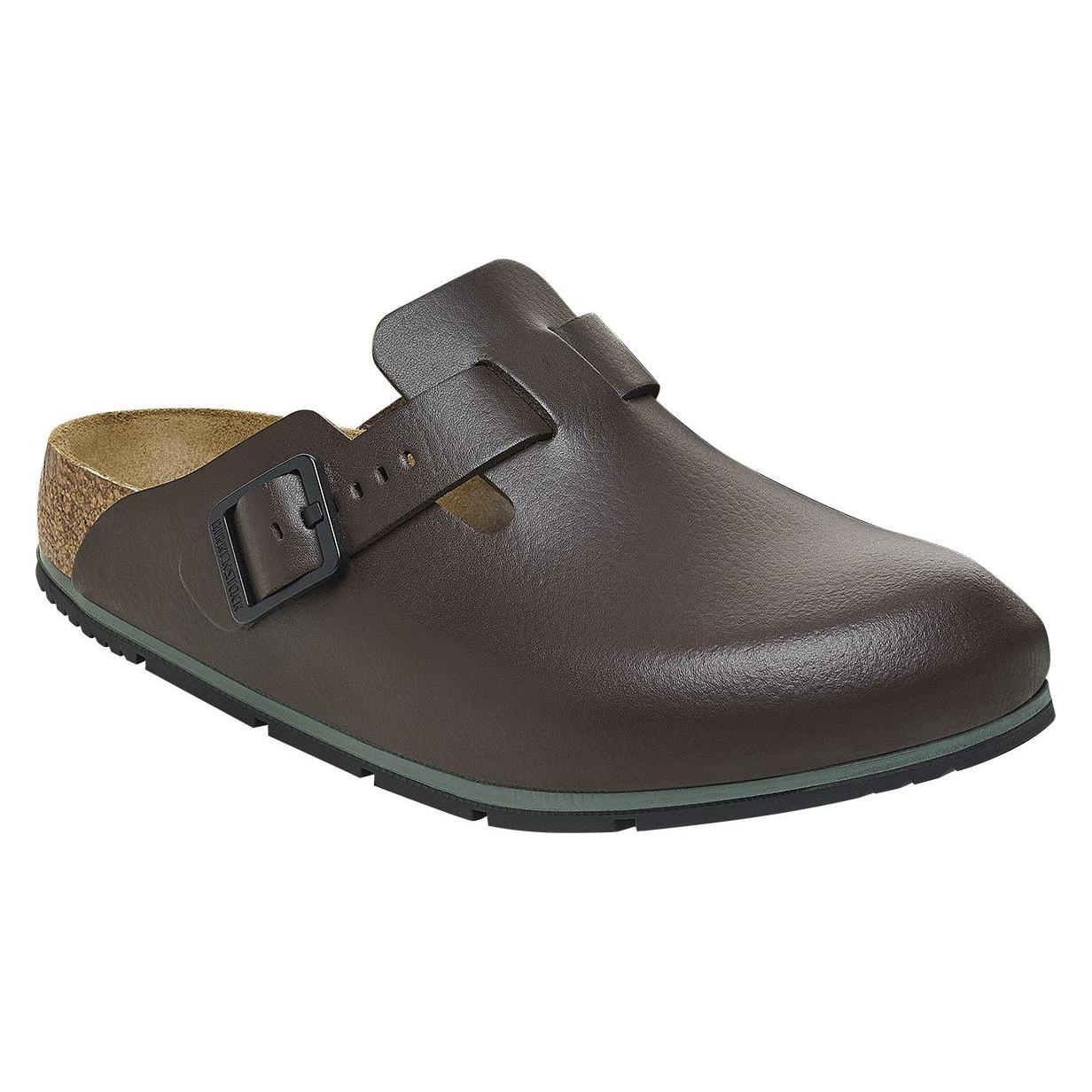 Birkenstock, Mannen, Sandalen, Sandalen Boston Pro Soft Java, Bruin, (42)