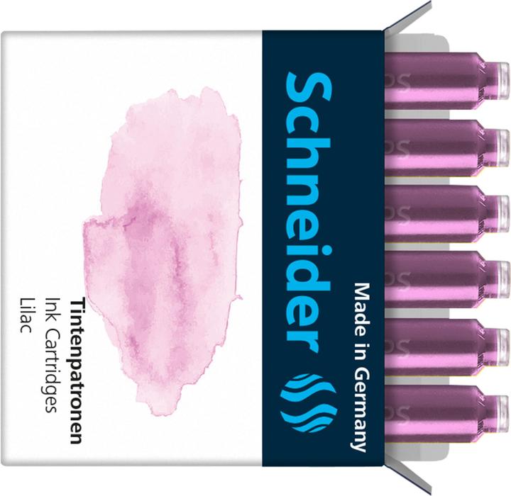 Actual product image Schneider Ink cartridge Callissima 6 pieces, Lilac (6 Piece, Violet)