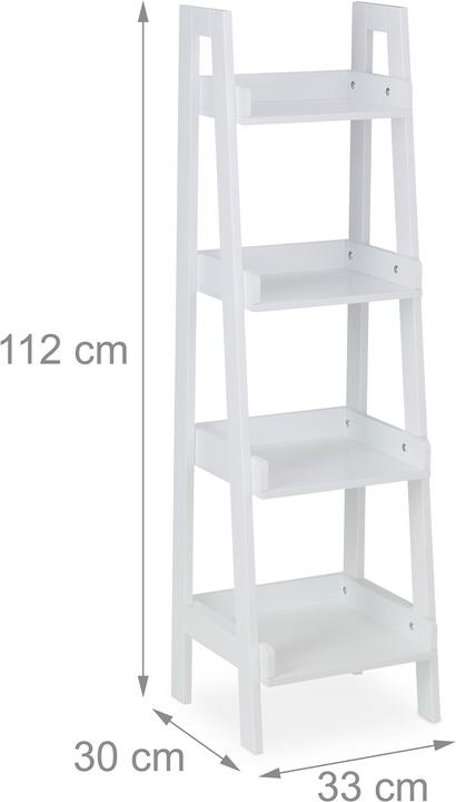 Actual product image Relaxdays Standing shelf (33 x 30 x 112 cm)