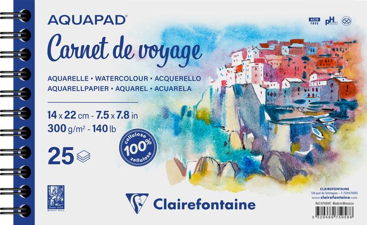 Produktbild Clairefontaine Aquapad Spiralbuch (22 x 14 cm)