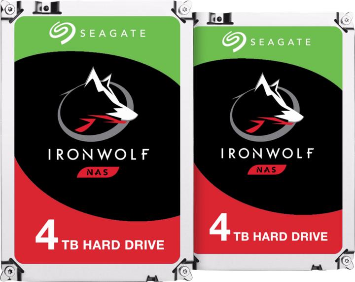 Actual product image Seagate IronWolf Duo Pack (4 TB, 3.5", CMR)