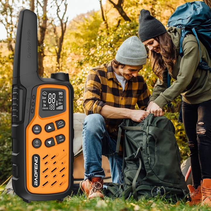 Actual product image Baofeng Walkie-Talkie BF-T25E Orange (10 km)
