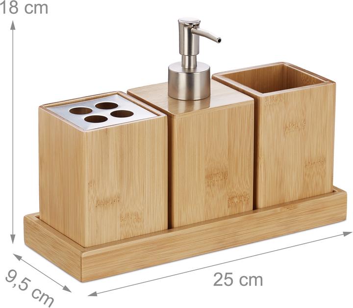 Actual product image Relaxdays Bathroom accessories