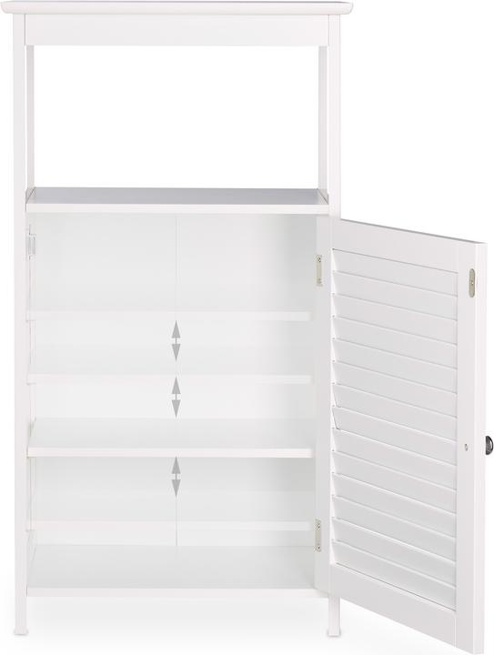 Actual product image Relaxdays Bathroom Shelf 2 Doors (45 x 30 x 83 cm)