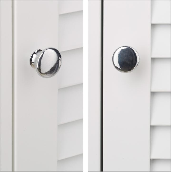 Actual product image Relaxdays Bathroom Shelf 2 Doors (45 x 30 x 83 cm)