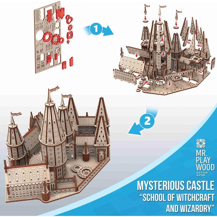 Image du produit Mr Playwood : Mysterious Castle - École de sorcellerie et de magie