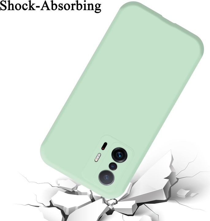 Actual product image Cadorabo TPU Liquid Silicone Case Cover for Xiaomi 11T / 11T PRO (Xiaomi 11T)