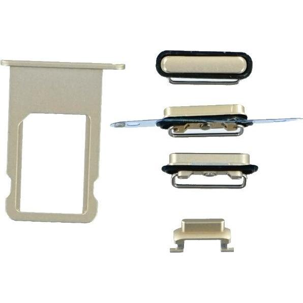 OEM Ersatz iPhone 6 Rückseite Gold, ohne Logo (iPhone 6), Mobilgerät Ersatzteile, Gold