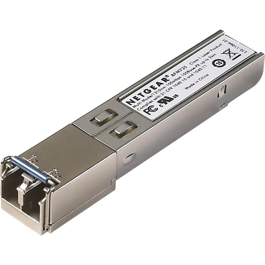 Netgear ProSafe 100Base-FX SFP LC GBIC AFM735, Transceiver, Silber