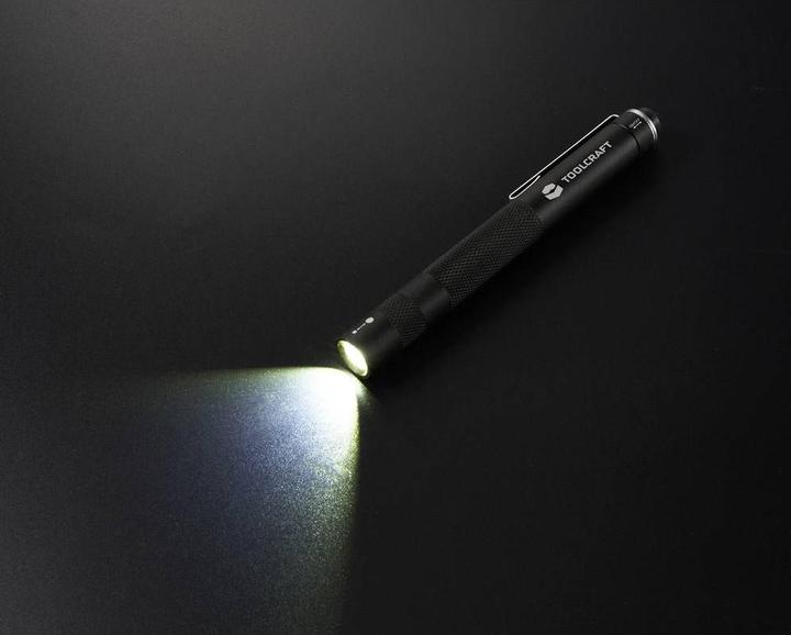 Image du produit Toolcraft TO-8985333 Penlight alimenté par pile Noir (13.66 cm, 170 lm)