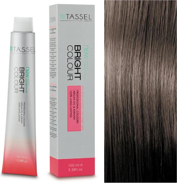 Immagine prodotto Caso Nr. 6.1 Colore per Capelli Ceniza Biondo Scuro con Olio di Argan e Cheratina 100ml (6.1 Ceniza biondo scuro)