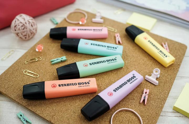 Produktbild STABILO BOSS ORIGINAL Pastel Textmarker (Pastell, 5 mm, 4 x)
