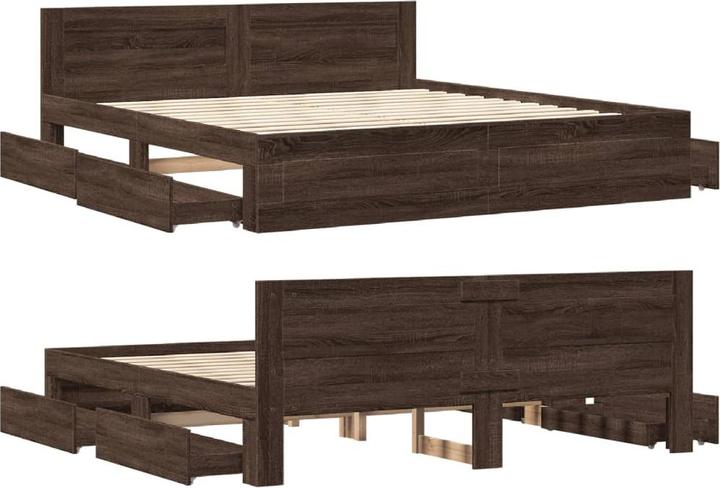 Actual product image vidaXL Bettgestell (180 x 200 cm)