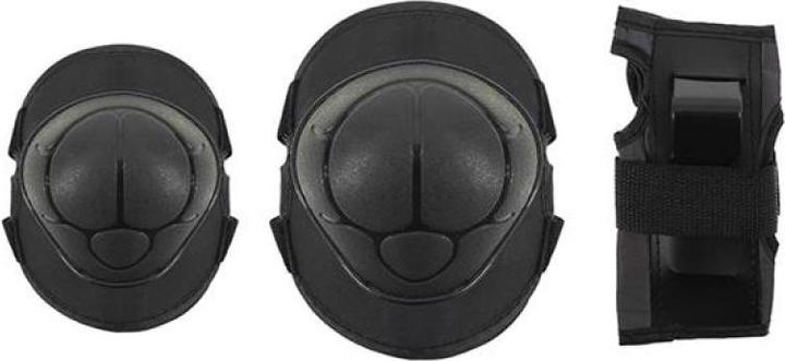 Nils Extreme Protektoren Set SCHWARZ Grösse M H110 (M, 6 Stück)