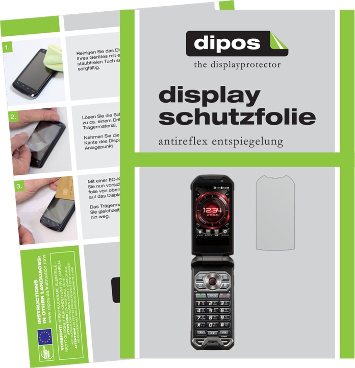 Actual product image Dipos Screen Protector Anti-Glare (6 Piece, Kyocera Torque X01)