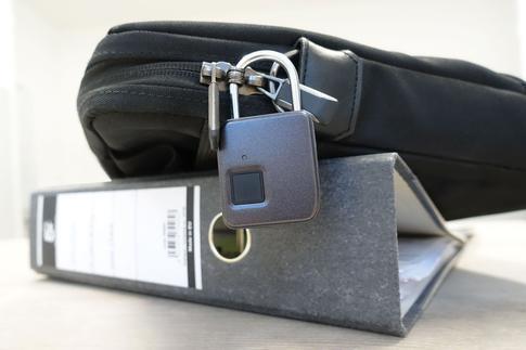 Actual product image Schwaiger Fingerprint lock