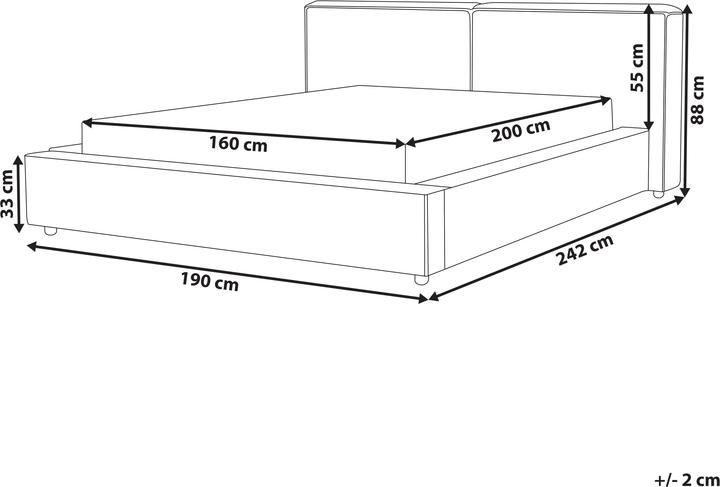 Produktbild Beliani Linards (160 x 200 cm)