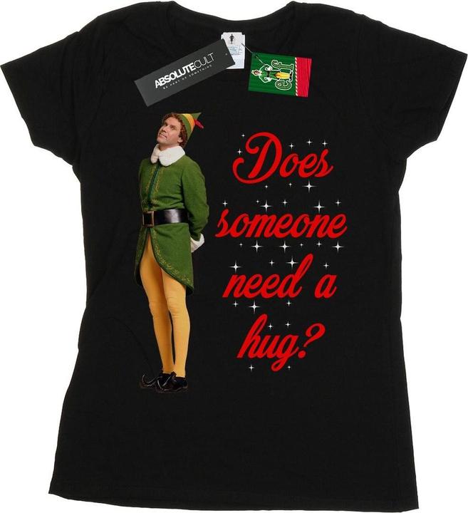 Actual product image Elf Womens/Ladies Hug Buddy Cotton T-Shirt (M)
