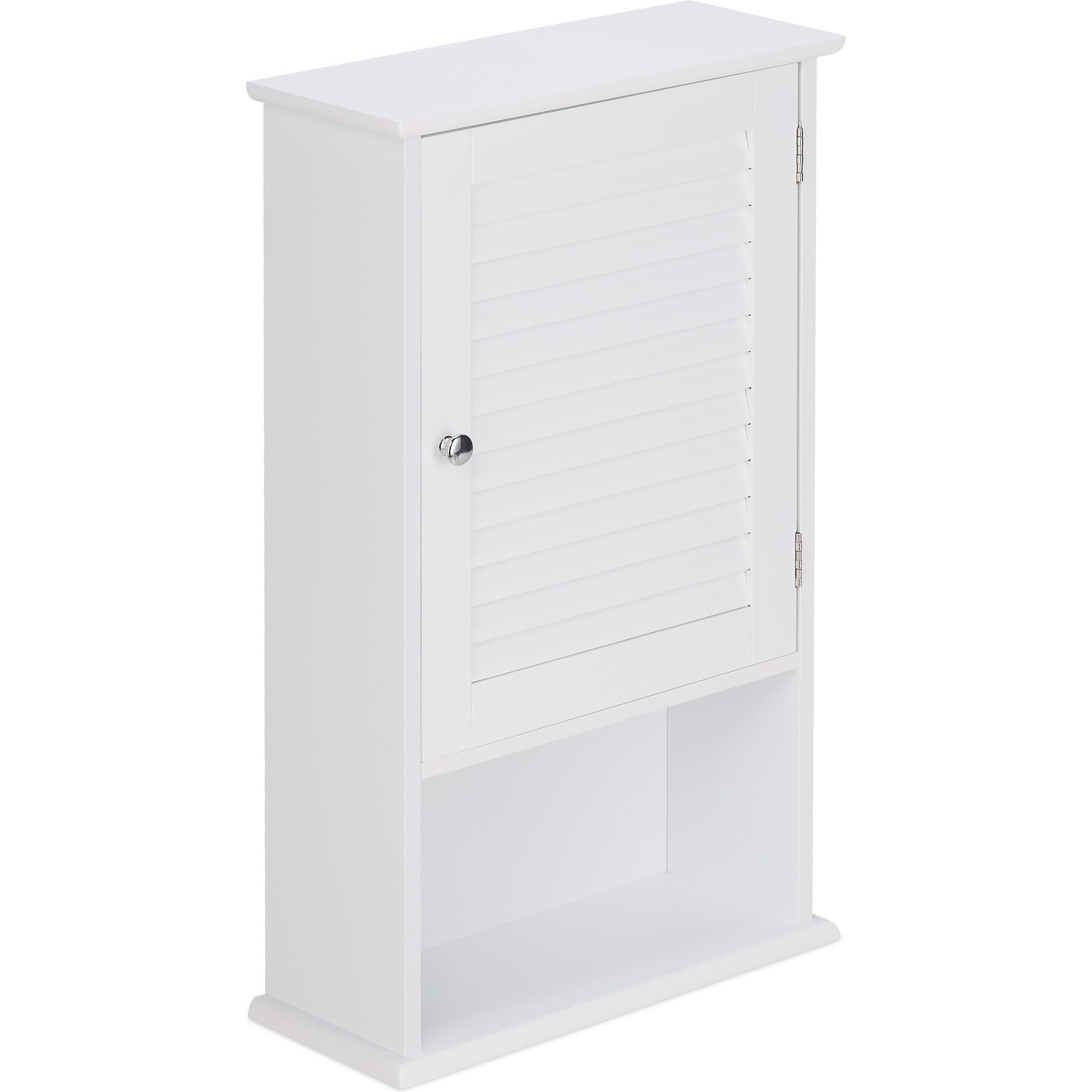 Relaxdays, Armadietto bagno, Badschrank (42 x 16,5 x 70 cm)