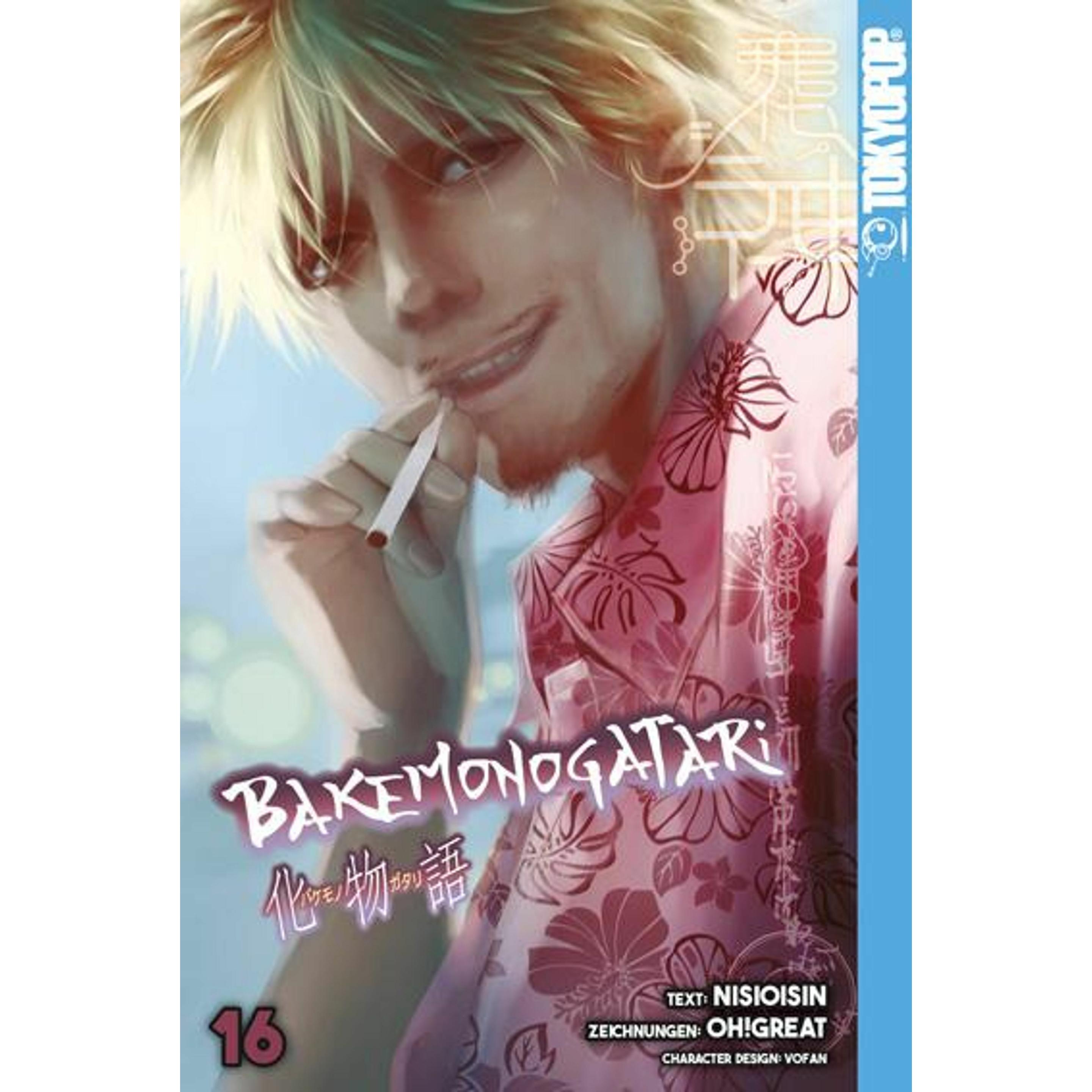 Bakemonogatari 16, Belletristik von Ishin Nishio, Oh! Great, Sakura Ilgert
