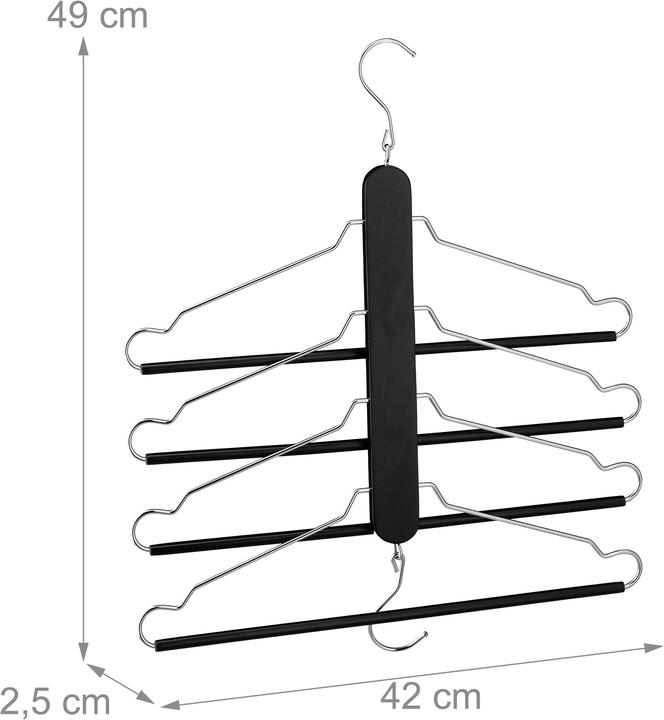Produktbild Relaxdays Raumsparbügel (4 x)