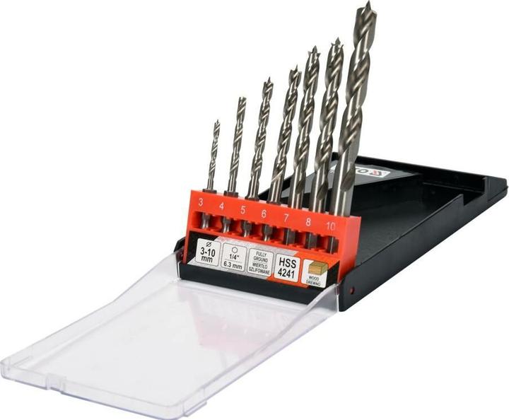 Produktbild Yato SPIRAL DRILL SET FOR WOOD 3-10mm HEX (3-10 Millimeter)