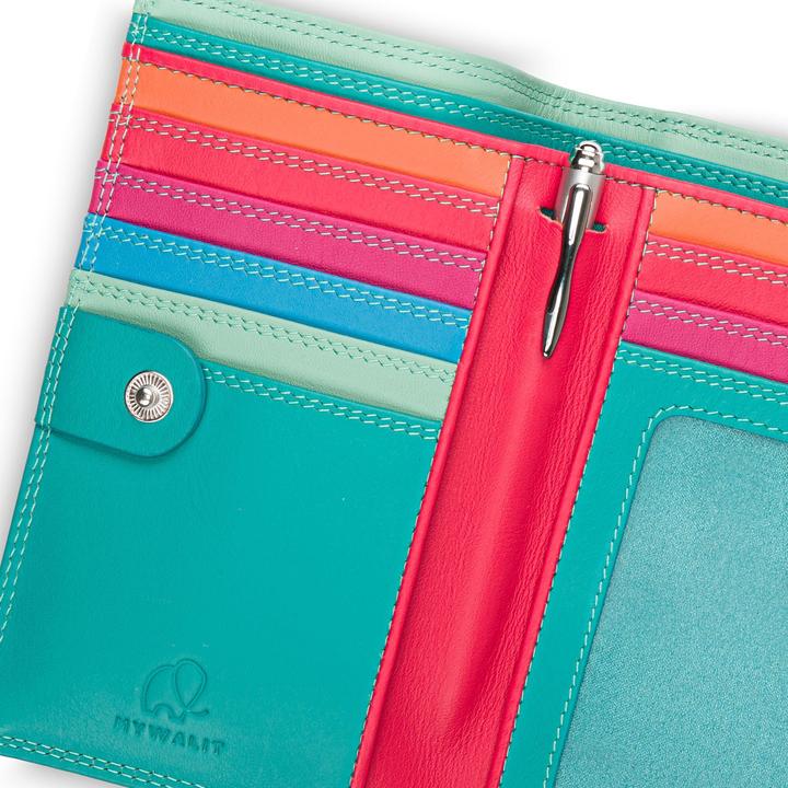 Actual product image Mywalit Geldbörse RFID Schutz Leder 8 cm