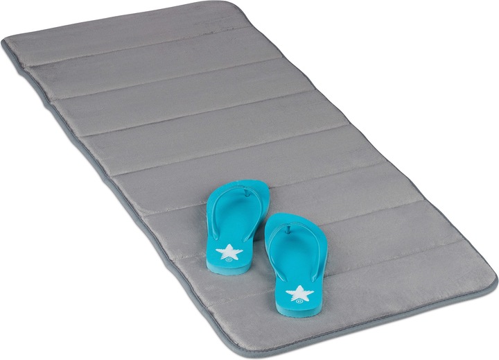 Actual product image Relaxdays Bath mat memory foam (49 x 114 x 1.5 cm)
