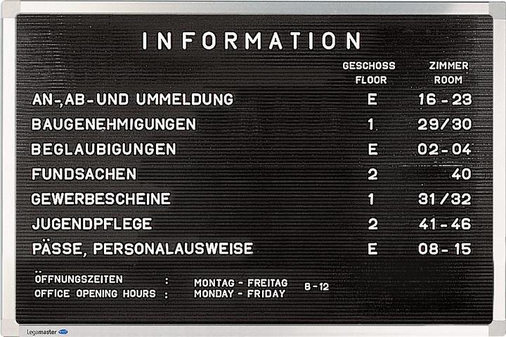 Produktbild Legamaster PREMIUM information boards. 40 x 60 cm (Pinnwand, 60 x 40 cm)