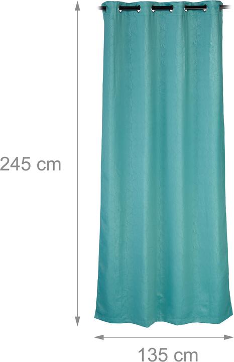 Image du produit Relaxdays 2 rideaux (135 x 0,5 x 245 cm)