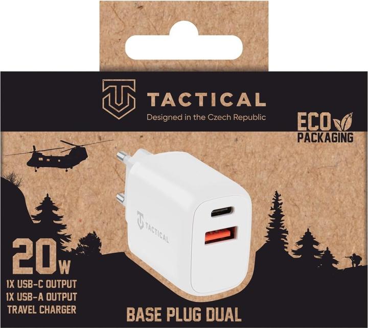 Actual product image Source Base plug Dual 20W White (20 W, 2 ports)