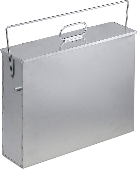 Produktbild Relaxdays Ascheeimer eckig (44.5 x 12 x 42 cm)