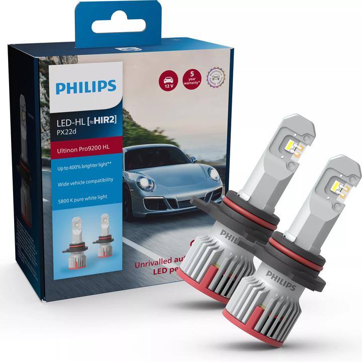 Produktbild Philips Ultinon Pro9200 HL 11012U92X2 Unvergleichliche LED-Lichtleistung für Fahrzeuge (HIR2)