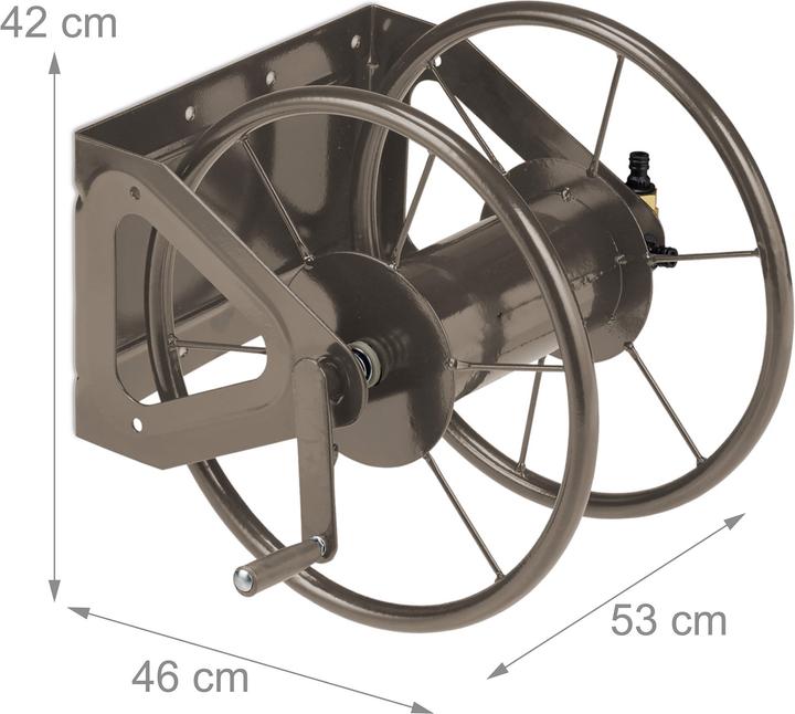Actual product image Relaxdays Hose reel wall (60 m)